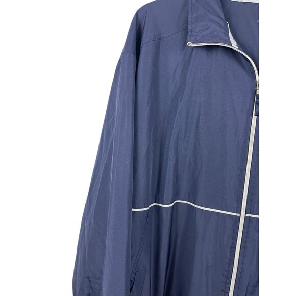 ProSpirit Athletic Gear Men’s XL Navy Blue Windbreaker Jacket Full Zip - Picture 4 of 13